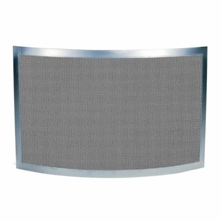 Spark Arrester with Black Mesh and Curved Steel Made in Italy - Sapphire Viadurini