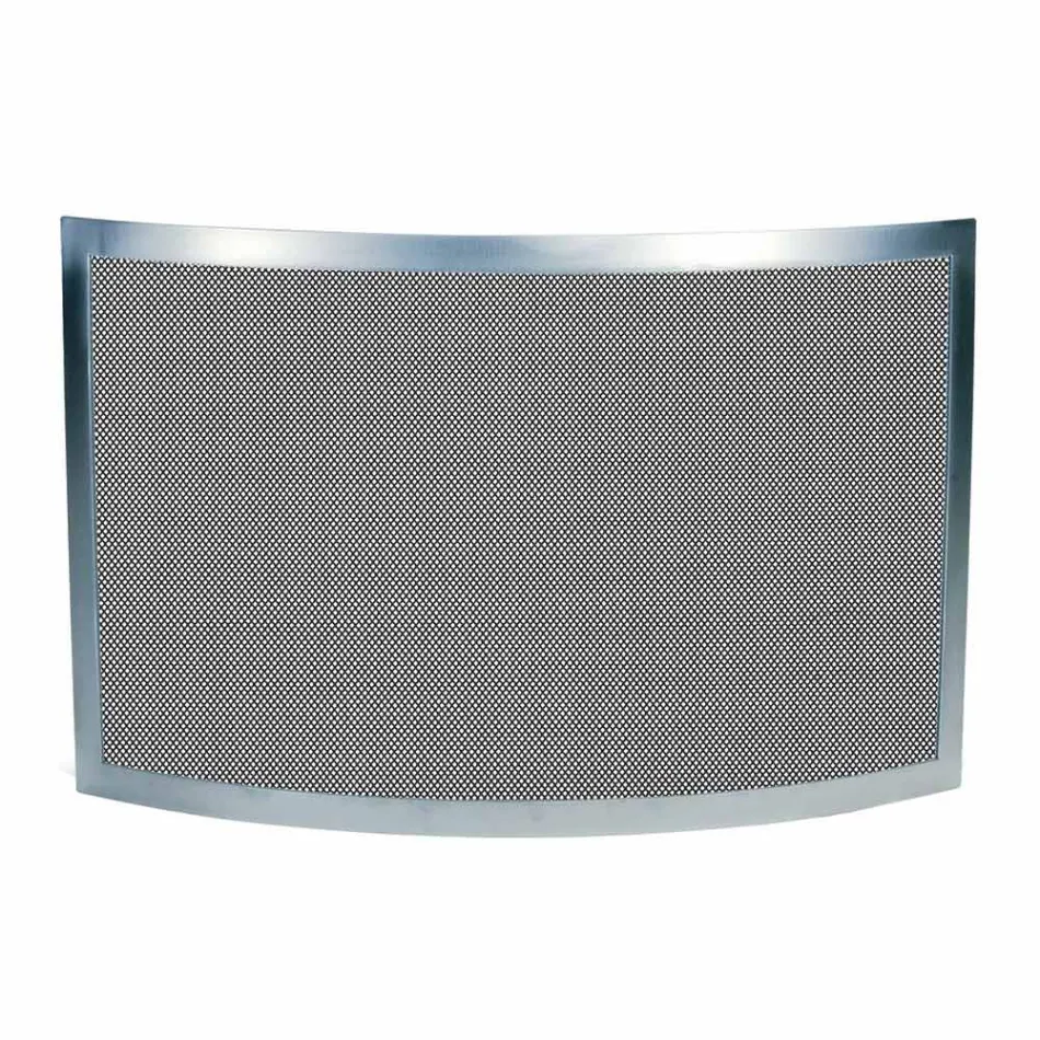 Spark Arrester with Black Mesh and Curved Steel Made in Italy - Sapphire Viadurini