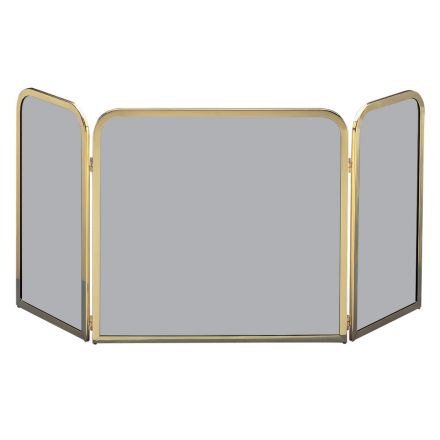 Brass Spark Arrester with Smoked Tempered Crystal Made in Italy - Orango Viadurini