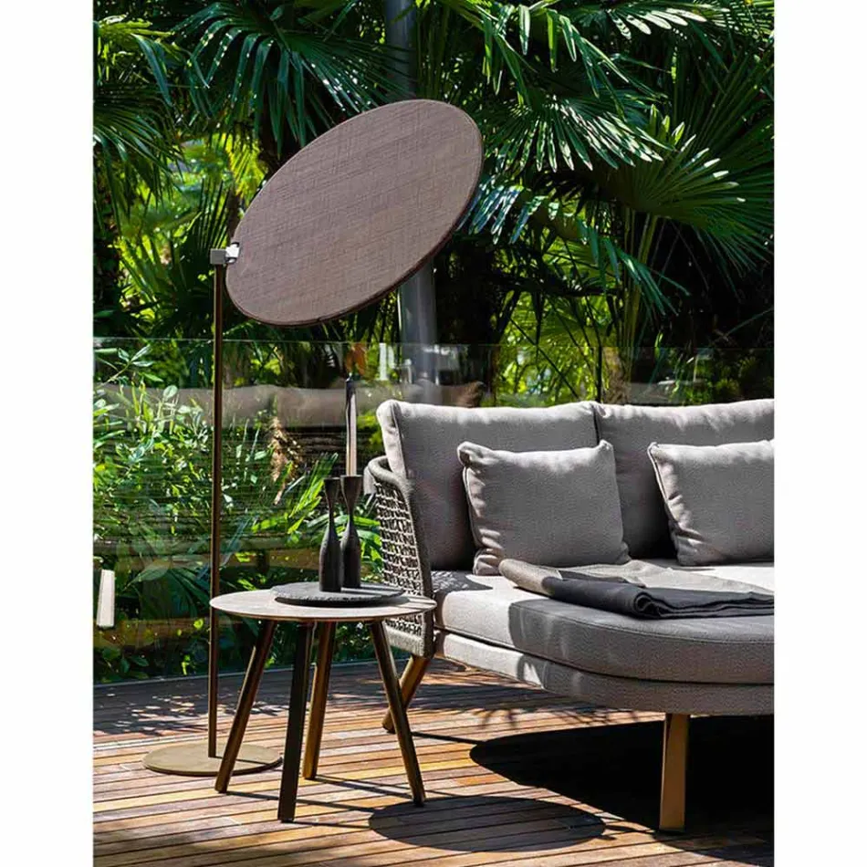 Fabric Parasol with Aluminum Structure - Emma Sunscreen by Varaschin Viadurini