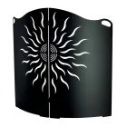 Curved Stove Guard with 2 Metal Doors Made in Italy - Duck Viadurini