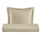 100% Cotton Satin Duvet Cover Set with 1 Pillowcase Made in Italy - Fluffy Viadurini