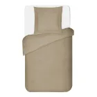 100% Cotton Satin Duvet Cover Set with 1 Pillowcase Made in Italy - Fluffy Viadurini