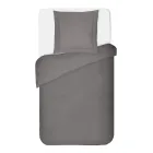 100% Cotton Satin Duvet Cover Set with 1 Pillowcase Made in Italy - Fluffy Viadurini