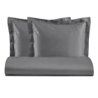 100% Cotton Satin Duvet Cover Set with 2 Pillow Cases Made in Italy - Fluffy Viadurini