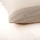 Duvet Cover Set in 90% Cotton and 10% Linen with 1 Pillow Case Made in Italy - Nestle Viadurini