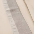 Duvet Cover Set in 90% Cotton and 10% Linen with 1 Pillow Case Made in Italy - Nestle Viadurini