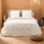 King Size Duvet Cover Set in 100% Cotton and 10% Cotton Satin - Detail Viadurini