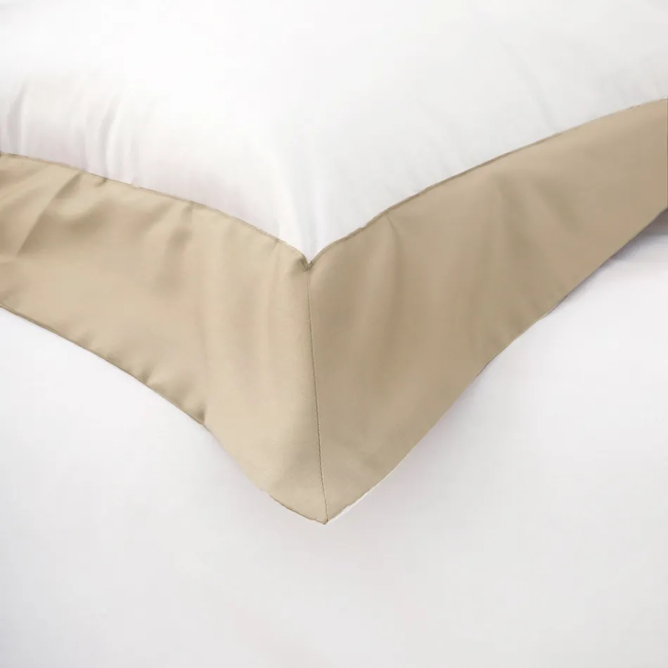 King Size Duvet Cover Set in 100% Cotton and 10% Cotton Satin - Detail Viadurini