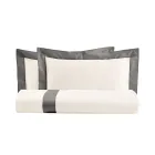 King Size Duvet Cover Set in 100% Cotton and 10% Cotton Satin - Detail Viadurini