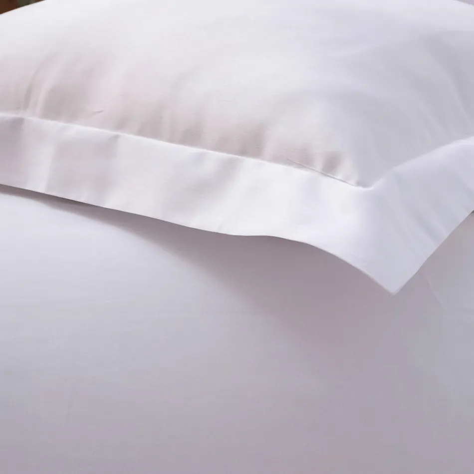 Double Duvet Cover Set in 100% Cotton Satin Made in Italy - Fluffy Viadurini