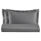Double Duvet Cover Set in 100% Cotton Satin Made in Italy - Fluffy Viadurini