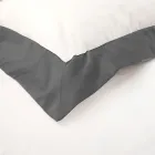 Single and a Half Square Duvet Cover Set in 100% Cotton and 10% Cotton Satin - Detail Viadurini