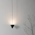 Wire Floor Lamp in Black Aluminum and Cone Great Minimal Design - Mercado Viadurini