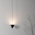 Wire Floor Lamp in Black Aluminum and Cone Great Minimal Design - Mercado