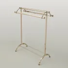 Vintage Brass Bathroom Towel Hanger Stand Made in Italy – Aristide Viadurini