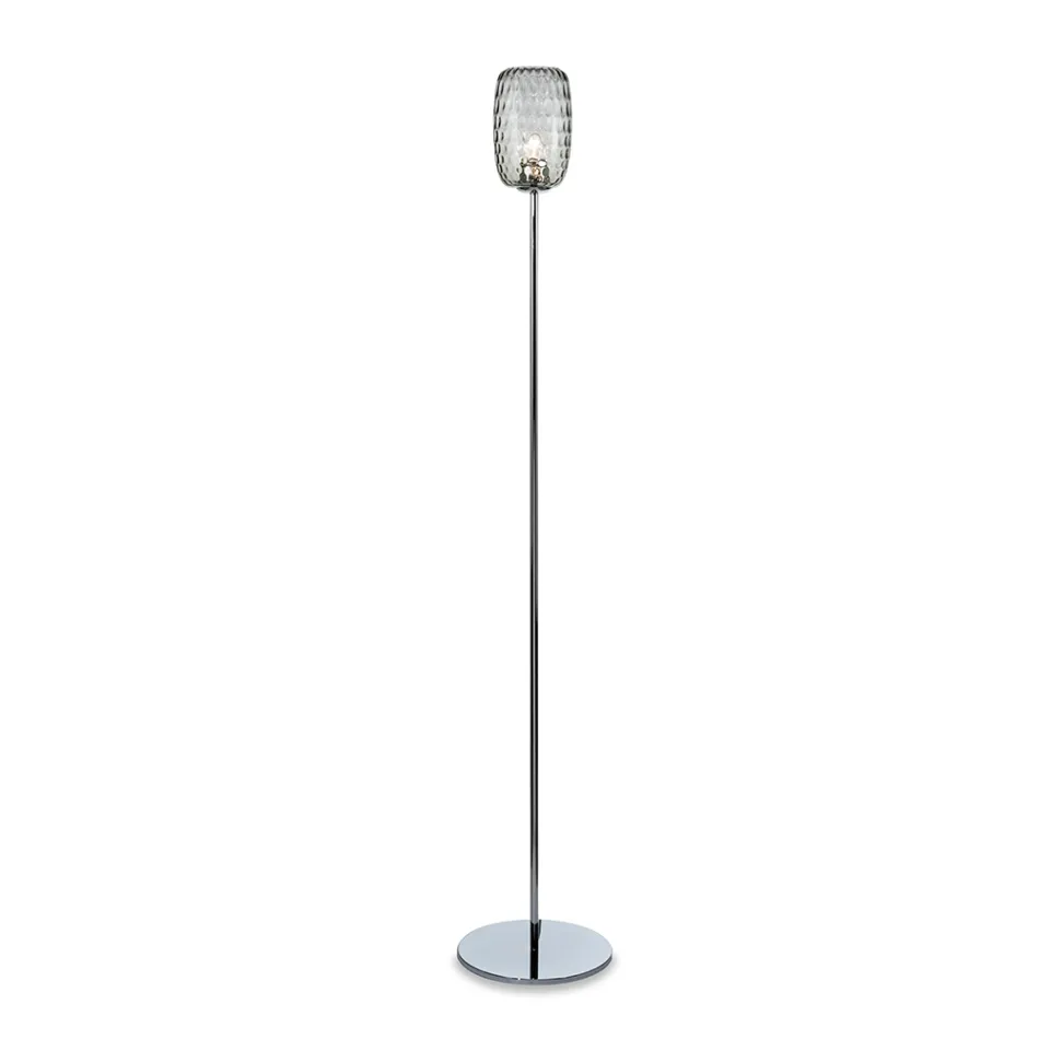 Floor Lamp in Cased or Transparent Glass Made in Italy - Sibilla Viadurini