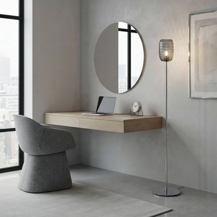 Floor Lamp in Cased or Transparent Glass Made in Italy - Sibilla Viadurini