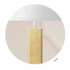 Modern Design Floor Lamp in Metal with Fabric Lampshade Made in Italy - Jump Viadurini