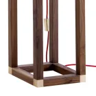 Design floor lamp in onyx and wood Grilli York made in Italy Viadurini