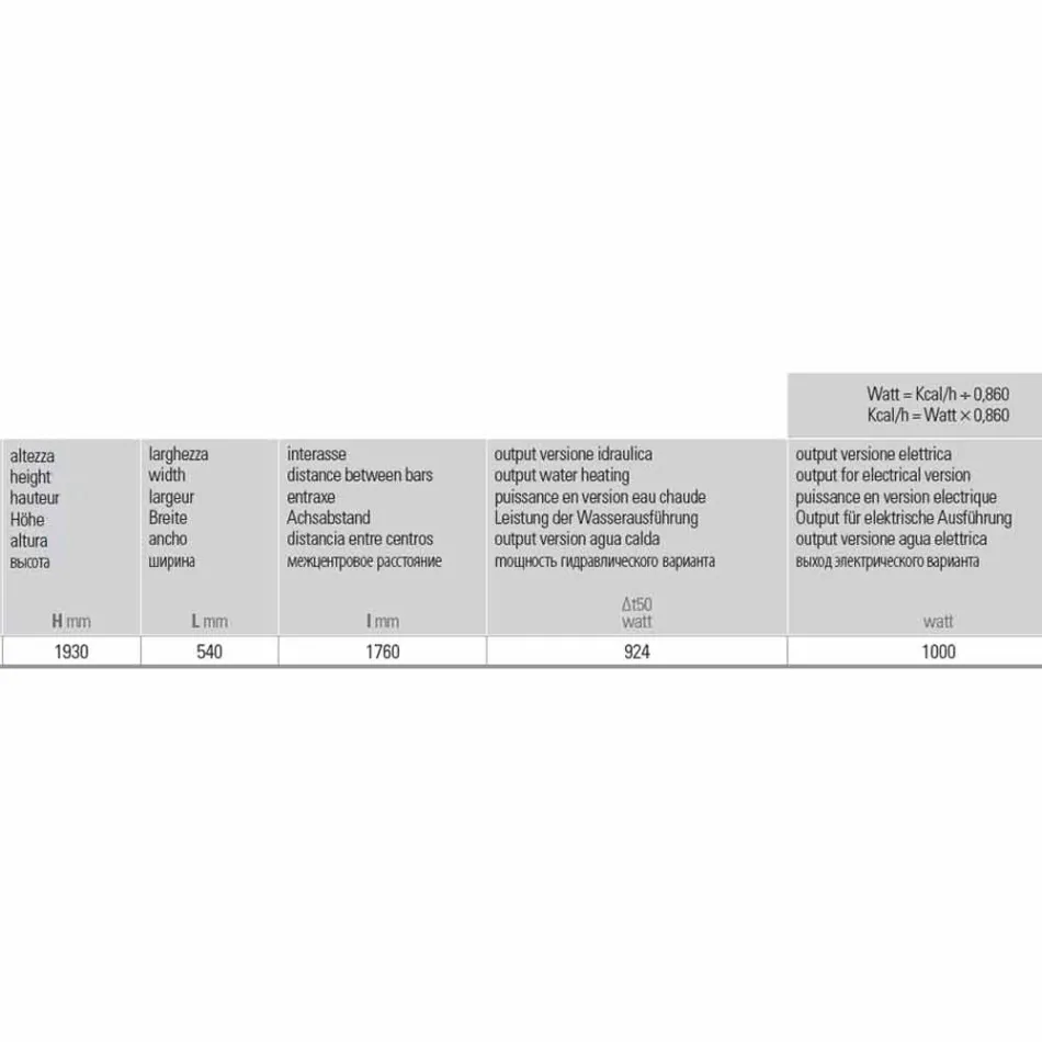 Wall Electric Radiant Plate in Steel with 1000 Watt - Kelvin Decoration Viadurini