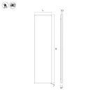 Electric Radiant Plate with Color Gradient Made in Italy - Selce Viadurini