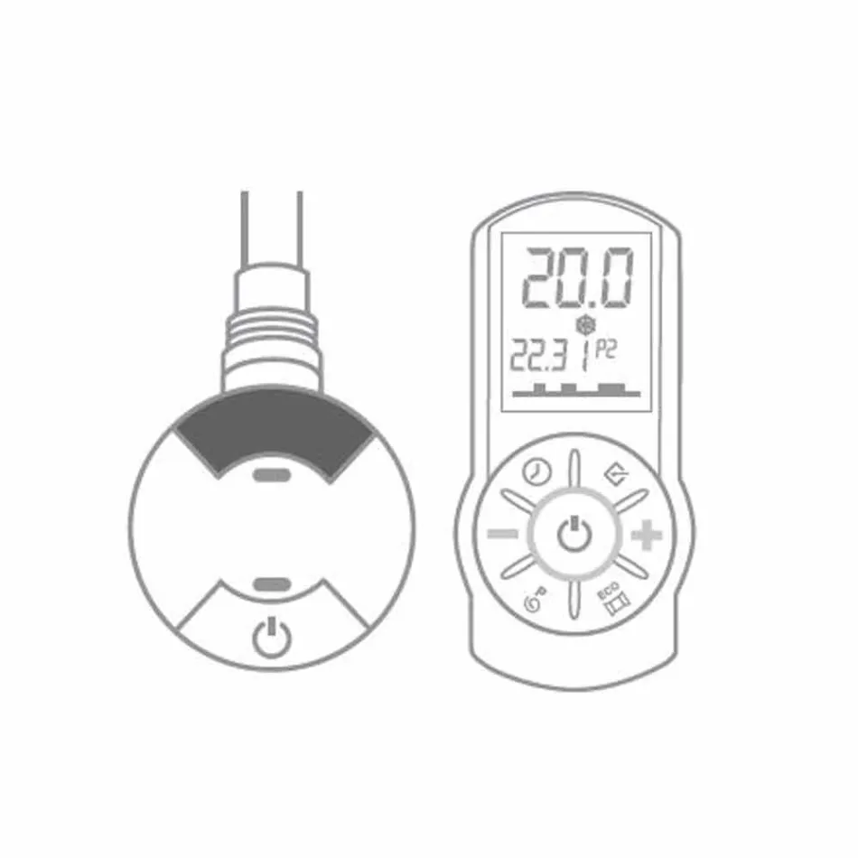 5 Bar Design Steel Electric Radiant Plate up to 1000 Watt - River Viadurini