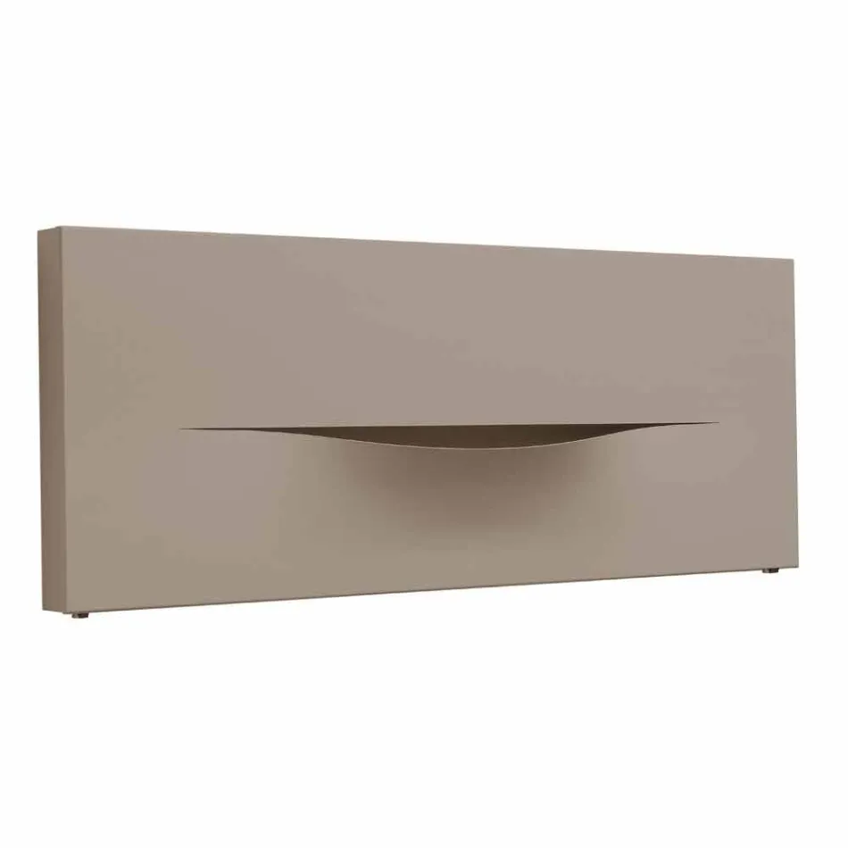 Horizontal Design Hydraulic Radiant Plate in Steel up to 820 W - Cut Viadurini