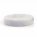 White Carrara Marble Soap Dish Made in Italy - Sismo