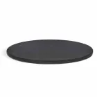 Round Cheese Plate in White or Black Marble Made in Italy - Kirby Viadurini