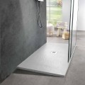 Slate Effect Resin 120x70 Shower Tray with Steel Grid - Sommo