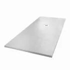 Shower Tray 160x70 Modern Design in White Resin Slate Effect - Sommo Viadurini
