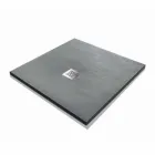 Modern Square Shower Tray 90x90 in Stone Effect Resin - Domio Viadurini