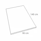 Rectangular Shower Tray 140x90 in Resin Stone Effect Finish - Domio Viadurini