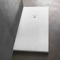 Rectangular Shower Tray 140x90 in Resin Stone Effect Finish - Domio