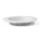 Satin Marble Soup Plate Made in Italy - Yutaro Viadurini