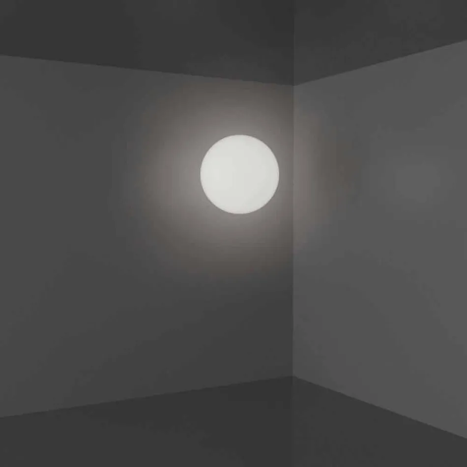 Slide Globo (Wall) sphere ceiling light made of polyethylene made in Italy Viadurini