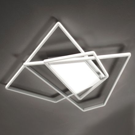 Dimmable LED Wall Lamp in Gold or Silver Metal - Galactic Viadurini