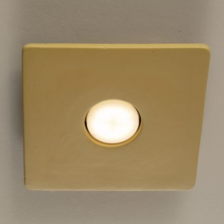 Handcrafted Ceiling Lamp in Tuscan Majolica Made in Italy - Toscot Vivaldi Viadurini