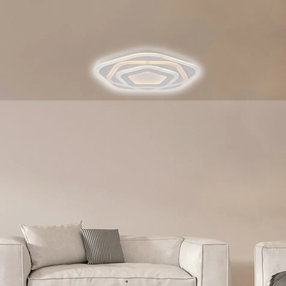 White LED Ceiling Light for Interior Lighting - Vega Viadurini