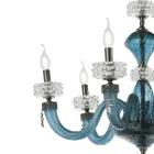 Classic Ceiling Lamp 8 Lights in Italian Luxury Handcrafted Glass - Saline Viadurini