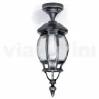 Outdoor ceiling lamp in die-cast aluminum made in Italy, Anika Viadurini