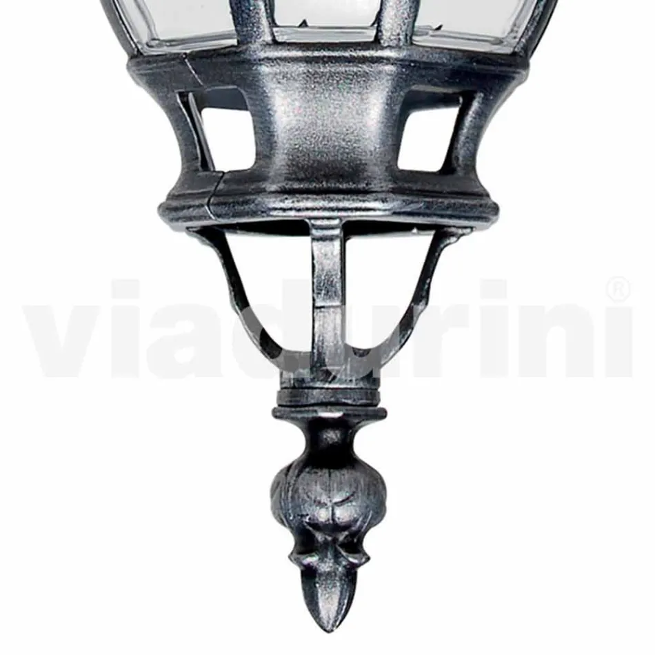 Outdoor ceiling lamp in die-cast aluminum made in Italy, Anika Viadurini