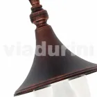 Garden ceiling lamp in die-cast aluminum made in Italy, Anusca Viadurini