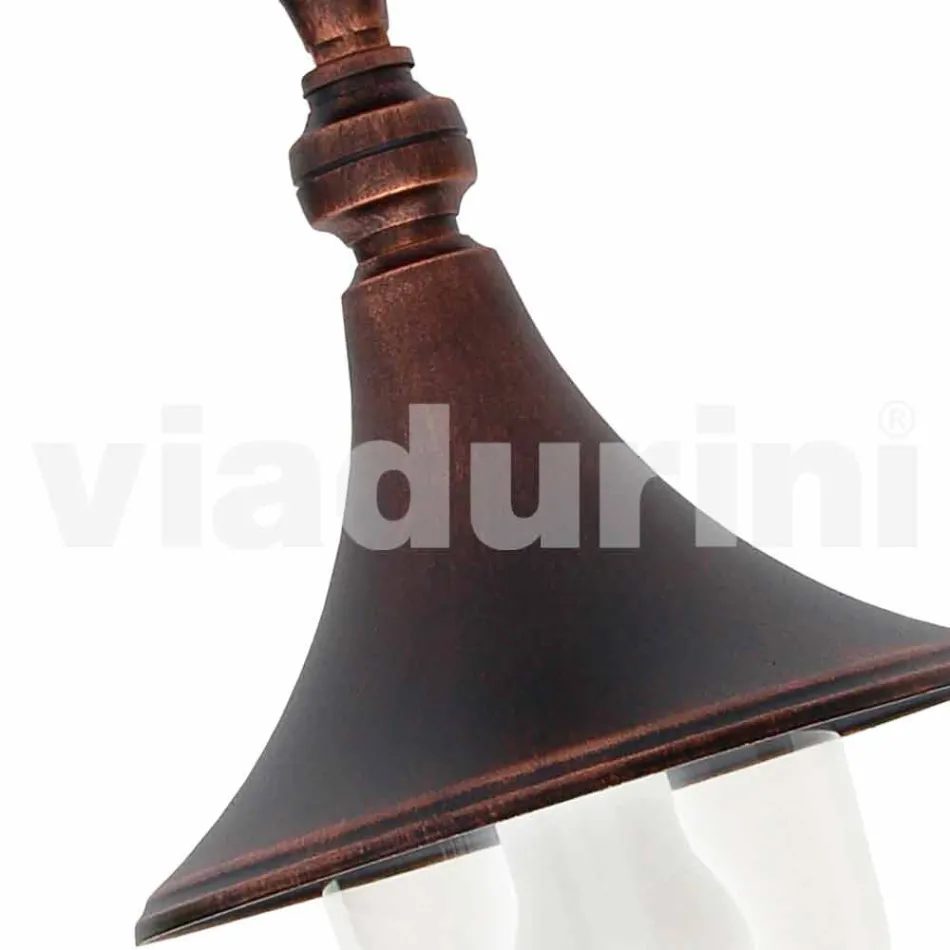 Garden ceiling lamp in die-cast aluminum made in Italy, Anusca Viadurini