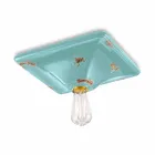 Ceiling fixture retro style ceramic Karen Ferroluce Viadurini