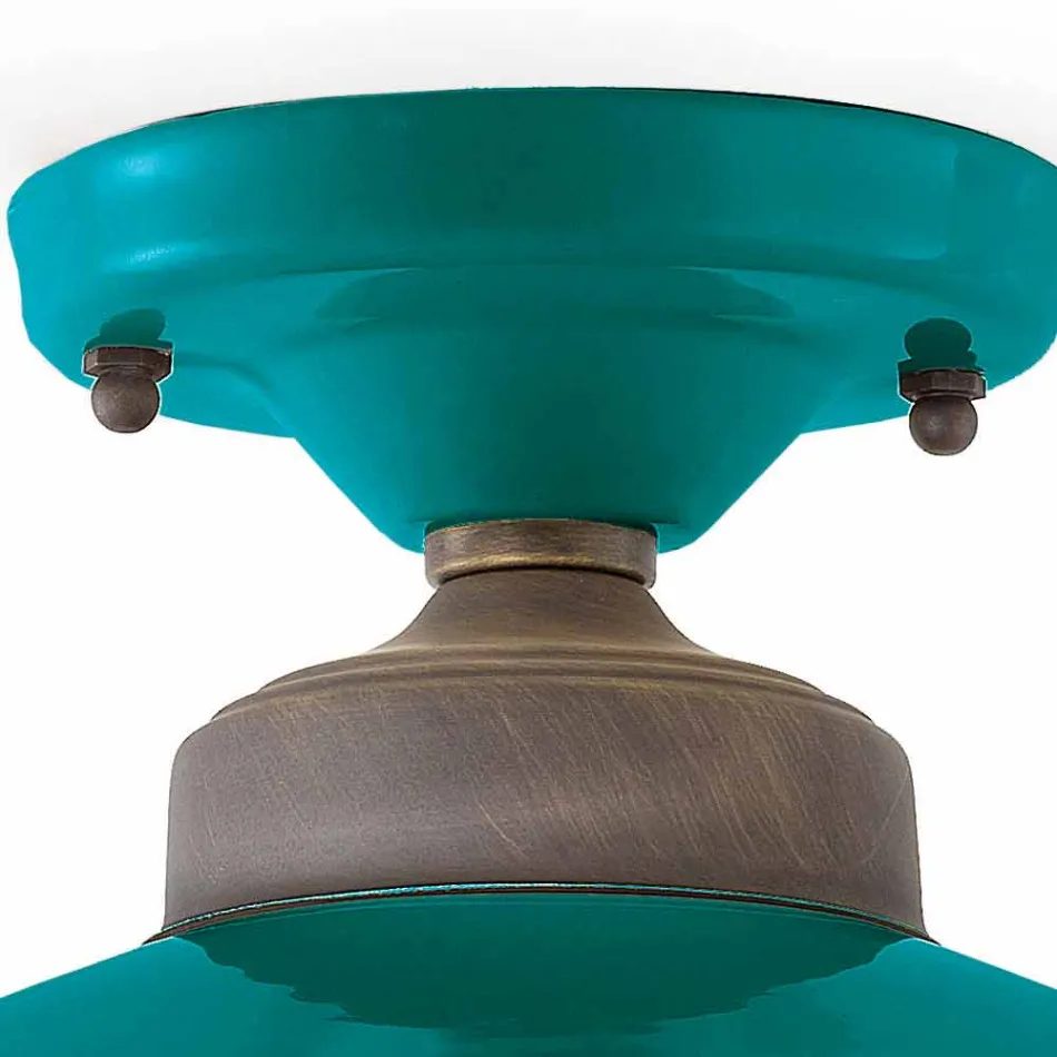 Ceiling lamp Design ceiling ceramic and brass Cecilia Viadurini