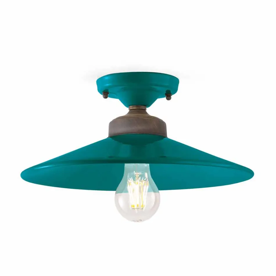 Ceiling lamp Design ceiling ceramic and brass Cecilia Viadurini