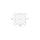 Colored Ceramic Ceiling Lamp Handmade in Italy - Toscot Clover Viadurini