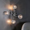 Iron Ceiling Lamp with 4 Lights Made in Italy - Delos